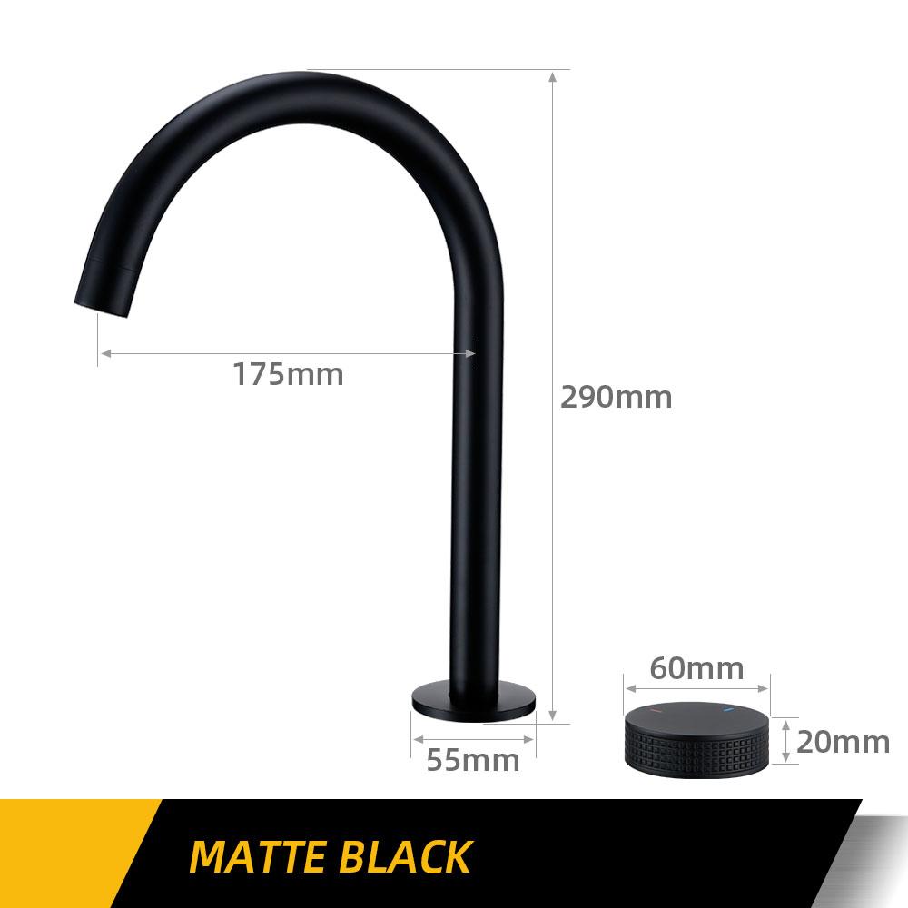 Матово-черный смеситель для раковины, одинарная рифленая ручка, устанавливаемый на бортик смеситель с широким смесителем, смеситель для мойки с горячей и холодной водой, 2 комплекта латунного смесителя для туалета
Матово-черный смеситель для раковины, одинарная рифленая ручка, устанавливаемый на бортик смеситель с широким смесителем, смеситель для мойки с горячей и холодной водой, 2 комплекта латунного смесителя для туалета