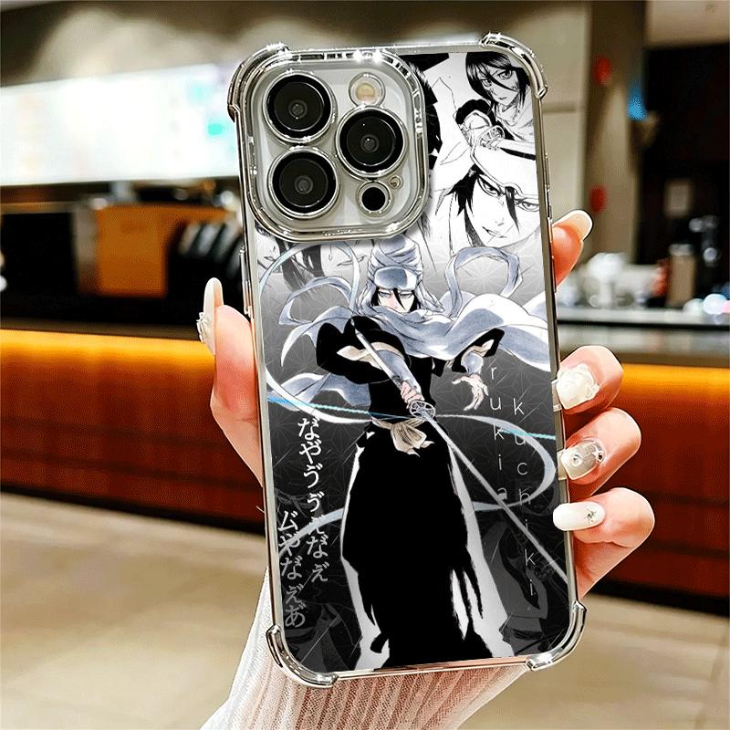 Bleach Kuchiki Rukia Plating Phone Case For Iphone 16 17 Pro Max Air 16E 14 15 Plus 12 13 Mini Anti-Fall Airabag Cover iPhone 17 Air
Bleach Kuchiki Rukia Plating Phone Case For Iphone 16 17 Pro Max Air 16E 14 15 Plus 12 13 Mini Anti-Fall Airabag Cover iPhone 17 Air