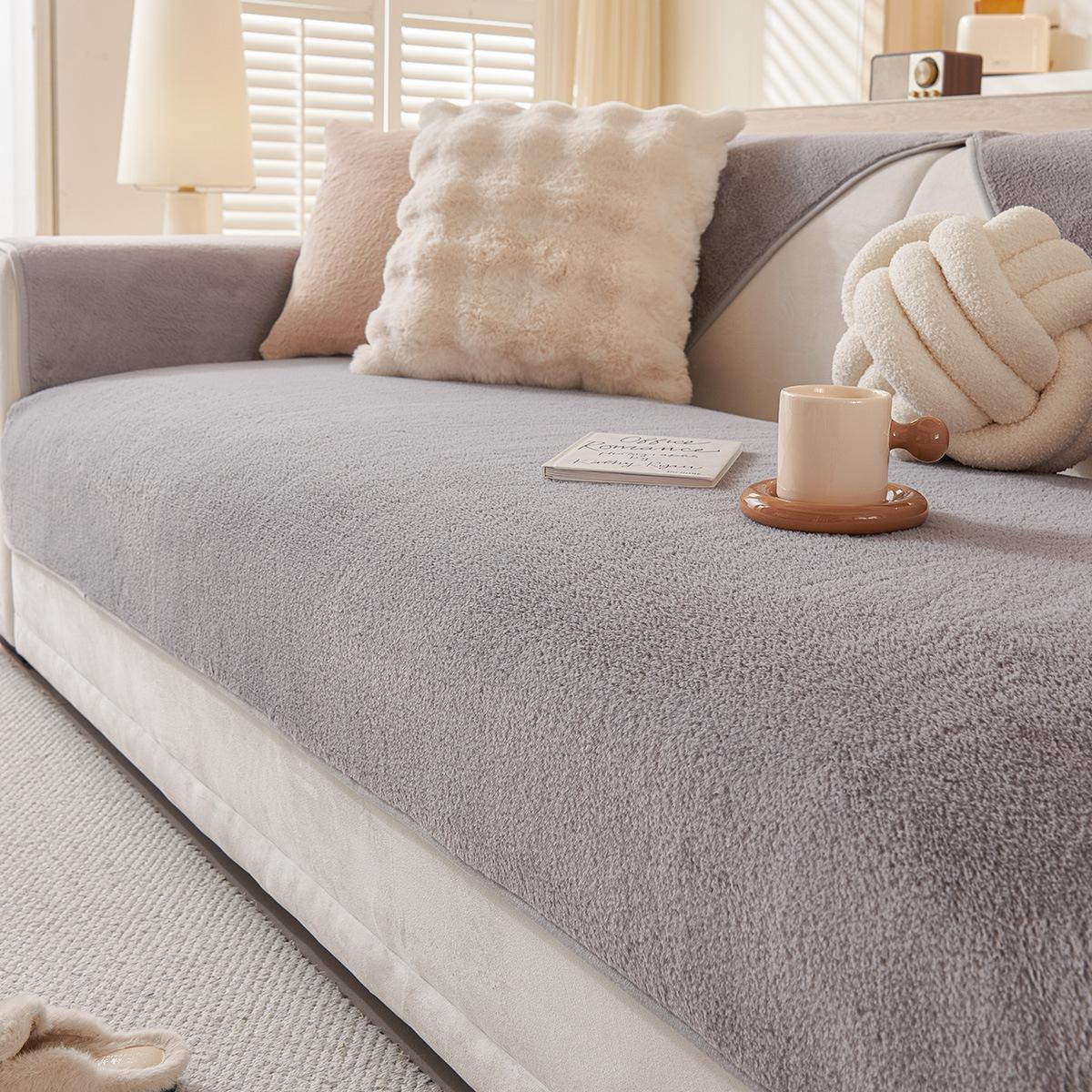 New Thickened Autumn And Winter Plush Non-Slip Sofa Cushion Solid Color High-End Sofa Cover Cover Cloth Backrest Towel 70*70cm
New Thickened Autumn And Winter Plush Non-Slip Sofa Cushion Solid Color High-End Sofa Cover Cover Cloth Backrest Towel 70*70cm