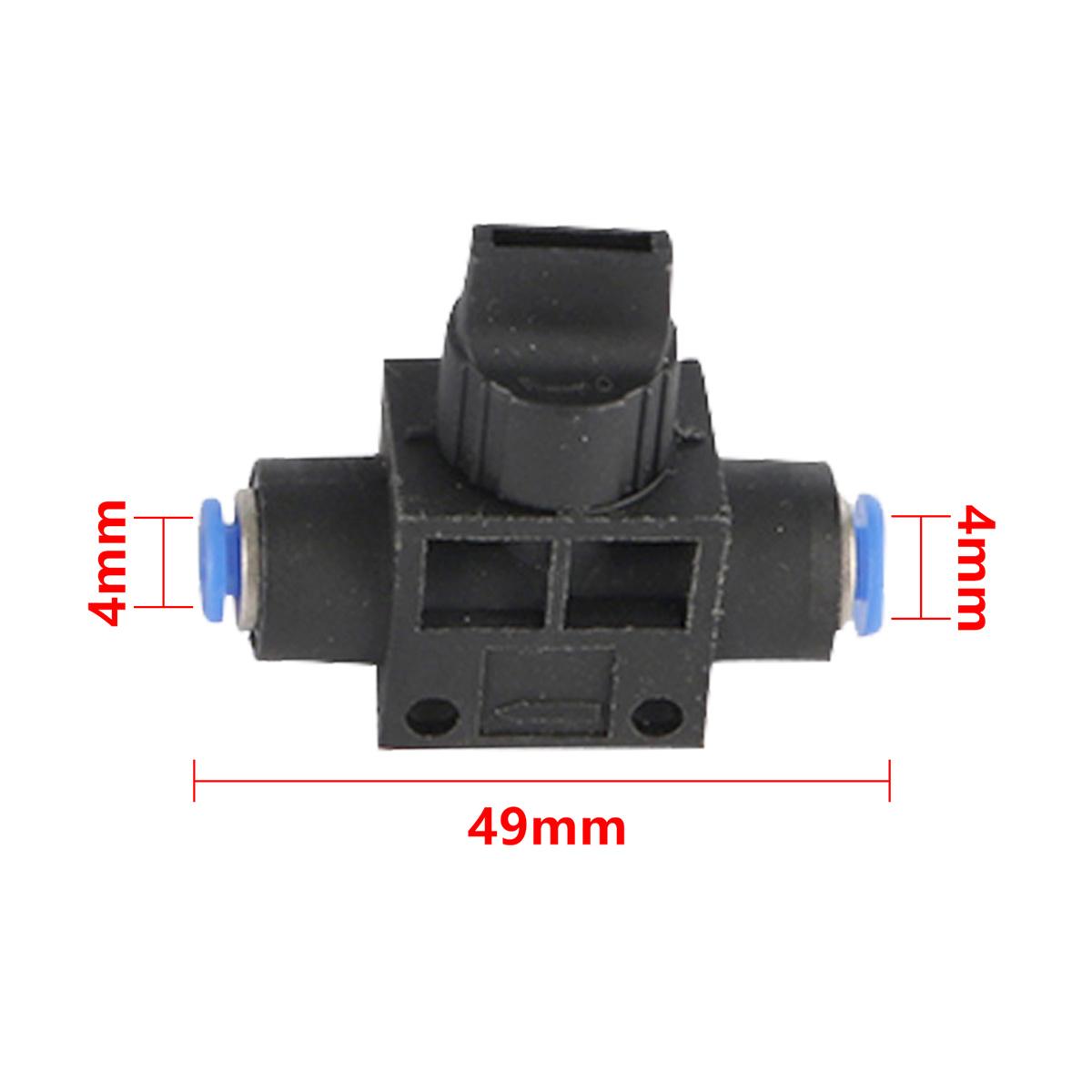 Pneumatic Trachea Quick-in Buckle-type Hand Valves 4/6/8/10/12mm Garden Lawn Irrigation Flow Limiting Speed Control Switch 5Pcs
Pneumatic Trachea Quick-in Buckle-type Hand Valves 4/6/8/10/12mm Garden Lawn Irrigation Flow Limiting Speed Control Switch 5Pcs