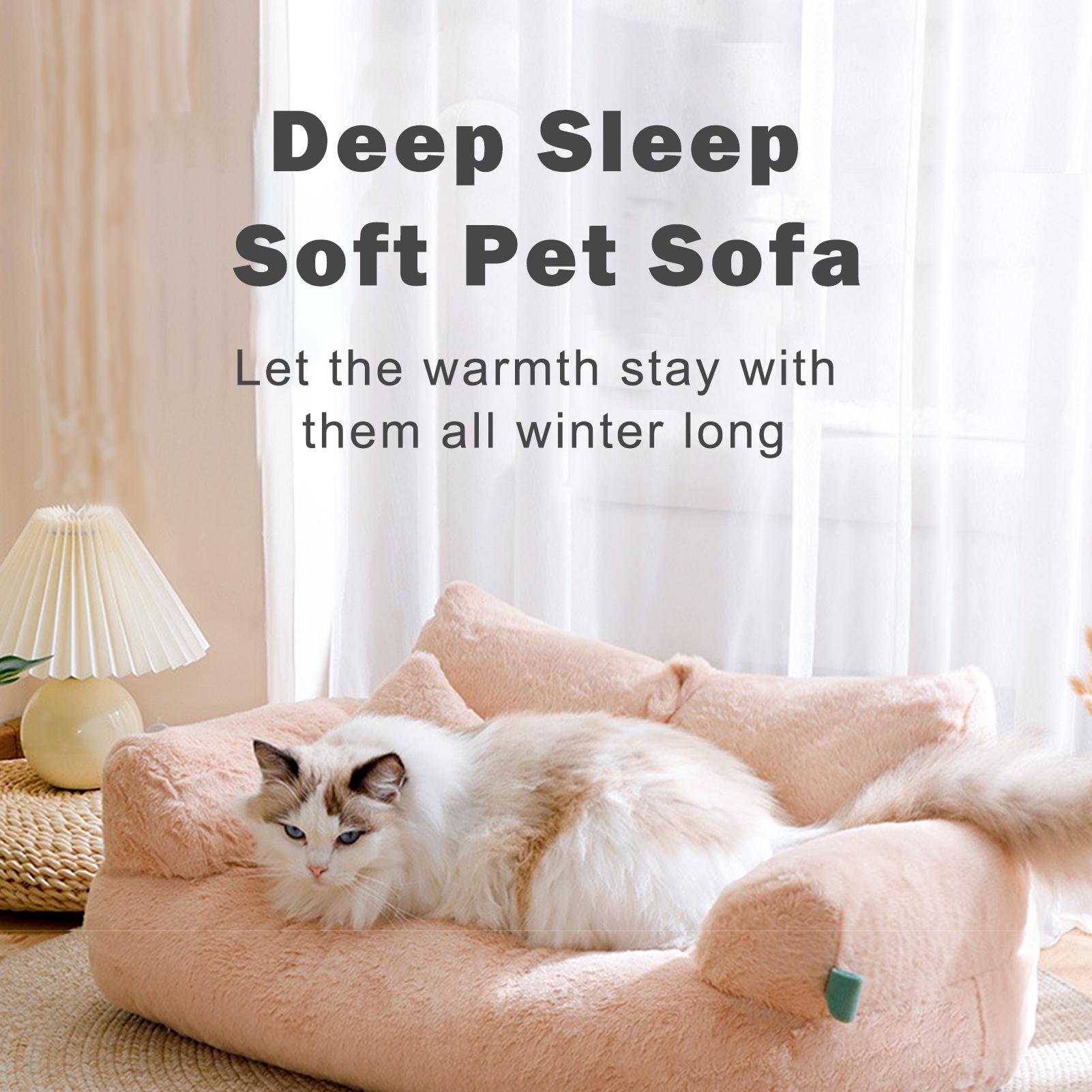 Cat Bed -Soft Plush Material Dog Cat Beds for Indoor Cats Cat Sofa Relieve Muscle and Joint Pressure Private and Comfortable Design Removable and
Cat Bed -Soft Plush Material Dog Cat Beds for Indoor Cats Cat Sofa Relieve Muscle and Joint Pressure Private and Comfortable Design Removable and