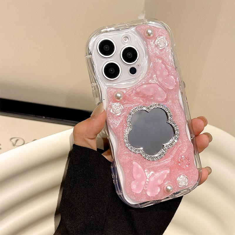 Flower Glass Mirror Butterfly Mobile Phone Case For Apple 17Promax All-Inclusive Iphone16 Silicone 14 Soft Case iPhone 7/8/SE 2020
Flower Glass Mirror Butterfly Mobile Phone Case For Apple 17Promax All-Inclusive Iphone16 Silicone 14 Soft Case iPhone 7/8/SE 2020