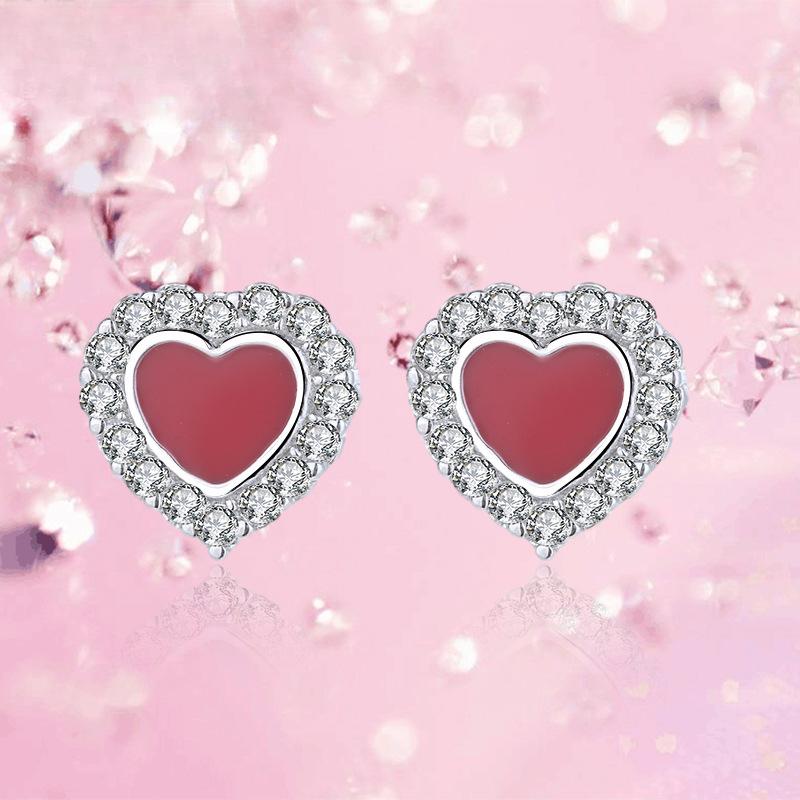 Серьги-гвоздики в форме сердца из стерлингового серебра 925 пробы в корейском стиле с бриллиантами и каплями масла 925
Серьги-гвоздики в форме сердца из стерлингового серебра 925 пробы в корейском стиле с бриллиантами и каплями масла 925