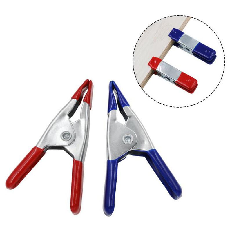 Metal Spring Clamps Plastic Handle Clip Spring Clamps Soft Plastic Tips Grip Woodworking Grip Powerful Tools A
Metal Spring Clamps Plastic Handle Clip Spring Clamps Soft Plastic Tips Grip Woodworking Grip Powerful Tools A