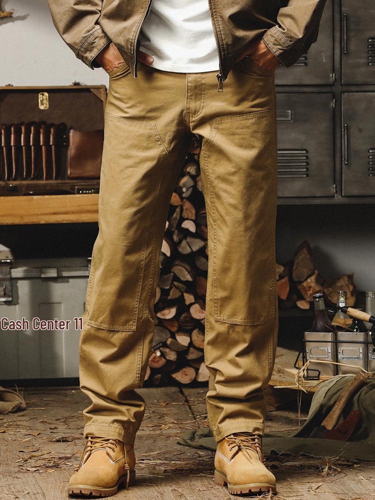 Американские ретро мужские осенние свободные прямые потертые рабочие брюки лесоруба 2XL fits 88-100 kg хаки
Американские ретро мужские осенние свободные прямые потертые рабочие брюки лесоруба 2XL fits 88-100 kg хаки
