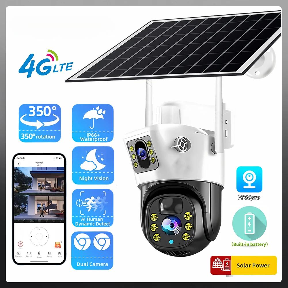 4K 8MP 4G SIM-карта Вбудована батарея Сонячна система Зовнішнє відеоспостереження PTZ Водонепроникна гуманоїдна PIR камера з автоматичним відстеженням 4G CCTV Camera
4K 8MP 4G SIM-карта Вбудована батарея Сонячна система Зовнішнє відеоспостереження PTZ Водонепроникна гуманоїдна PIR камера з автоматичним відстеженням 4G CCTV Camera