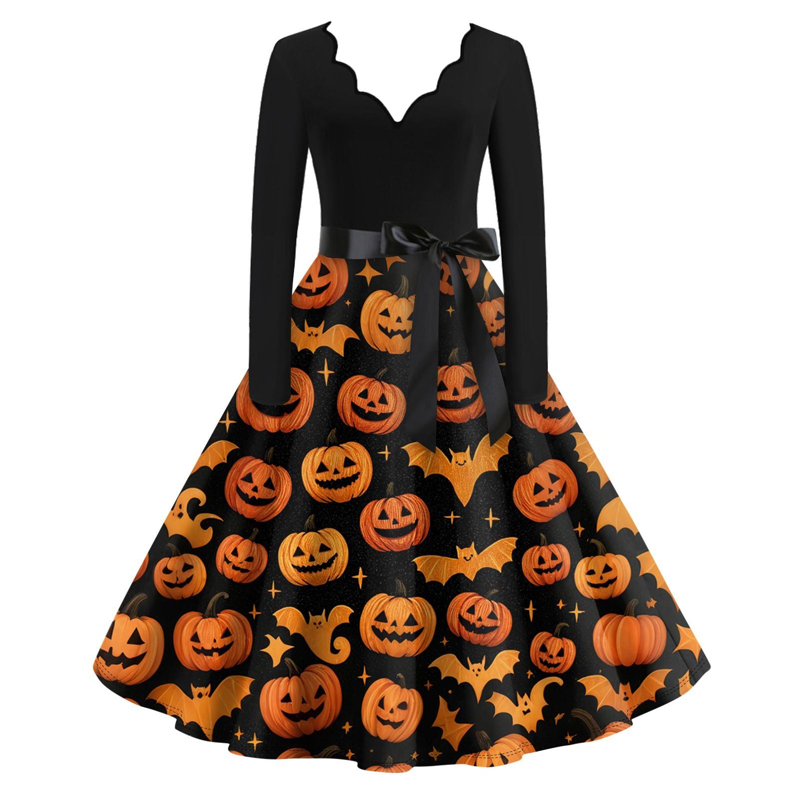 Женские повседневные модные длинные платья с графическим принтом на Хэллоуин S
Женские повседневные модные длинные платья с графическим принтом на Хэллоуин S