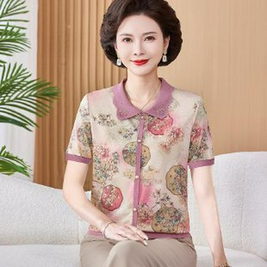 2026 New Ice Silk Summer Short-Sleeved T-Shirt for Middle-Aged and Elderly Women 2XL красный
2026 New Ice Silk Summer Short-Sleeved T-Shirt for Middle-Aged and Elderly Women 2XL красный