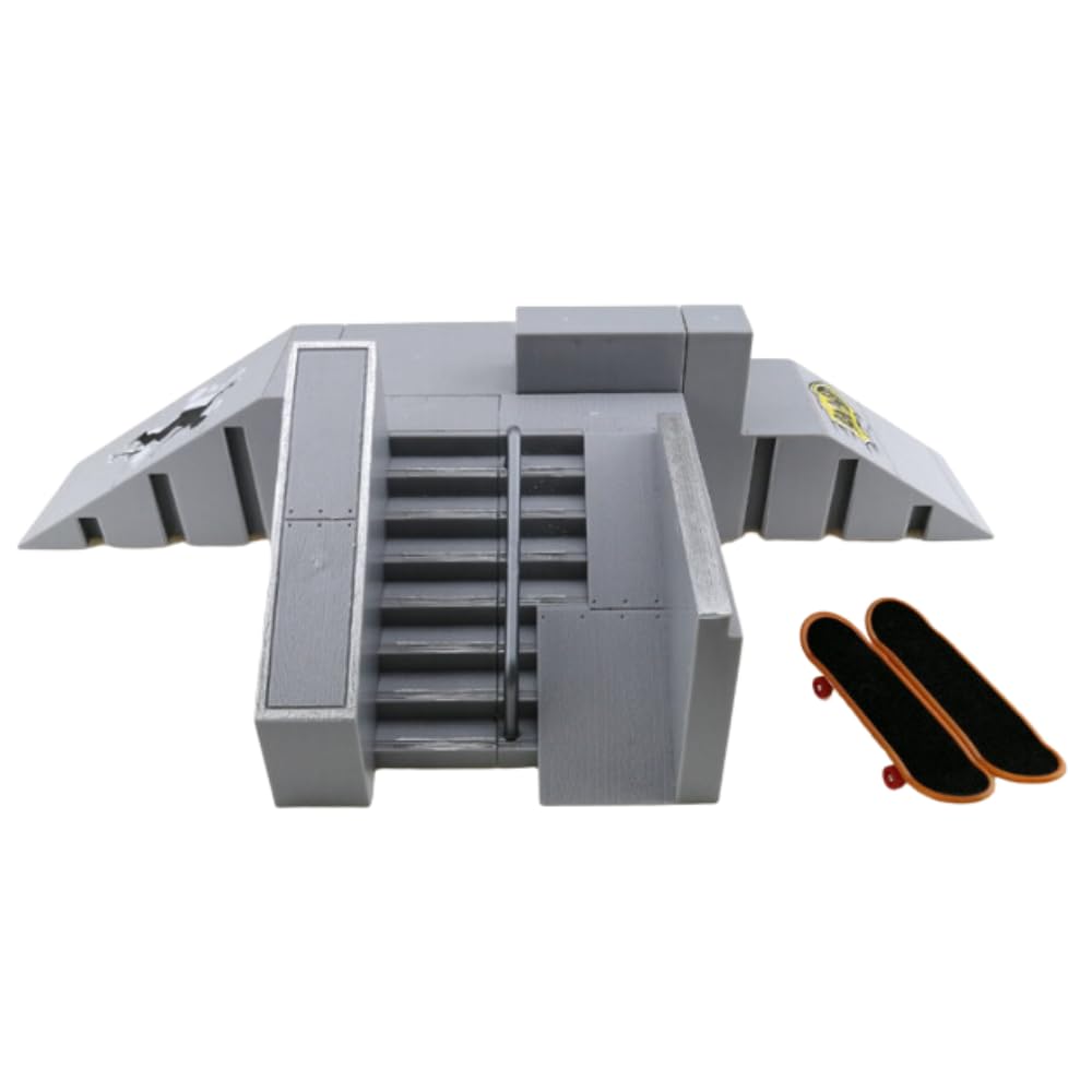 Tropchou Finger Skate Park Kit Slope Fingerboard Finger Skateboard Toy с 2 деками (Серый)
Tropchou Finger Skate Park Kit Slope Fingerboard Finger Skateboard Toy с 2 деками (Серый)