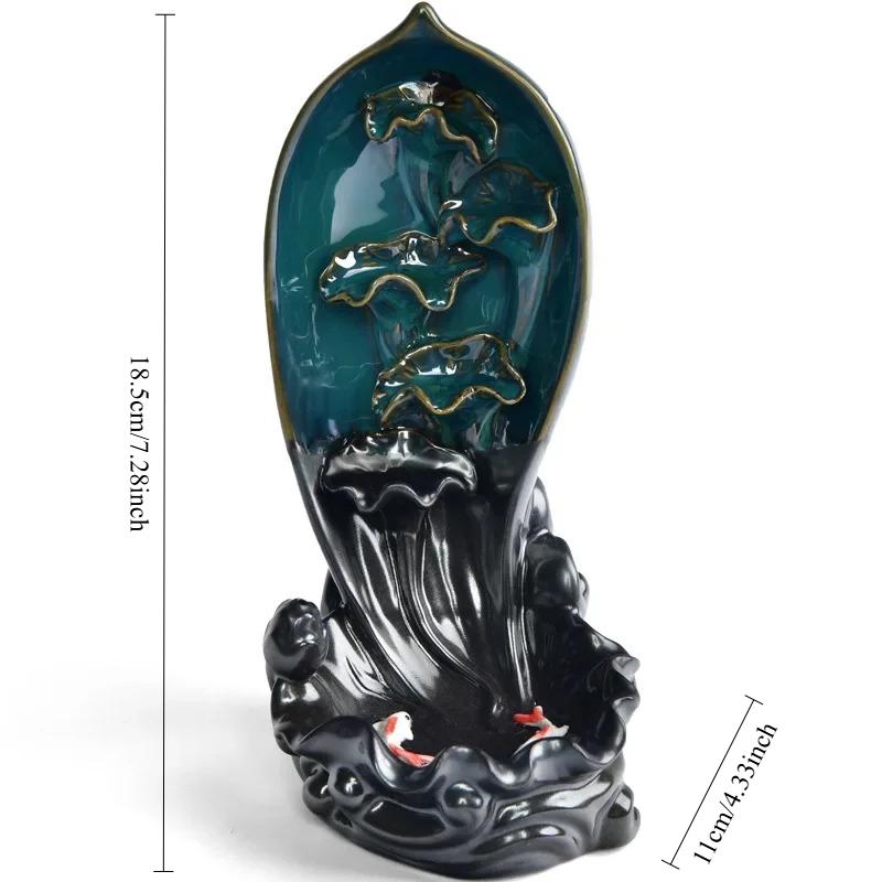 1pc,Lotus Ceramic Incense Stick Holder Backflow Incense Burner Home Decoration (Without Incense)
1pc,Lotus Ceramic Incense Stick Holder Backflow Incense Burner Home Decoration (Without Incense)