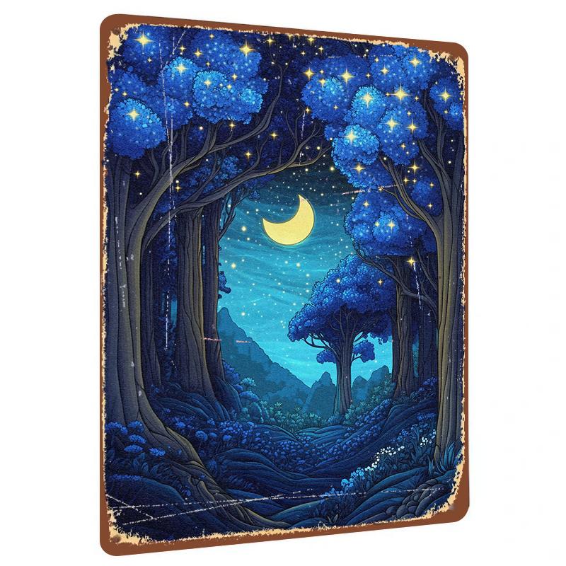 Dreamy Starry Night Forest Landscape Metal Wall Art Home Living Room Bedroom Decor Hanging Painting 20x30cm(7.8x11.8inch)
Dreamy Starry Night Forest Landscape Metal Wall Art Home Living Room Bedroom Decor Hanging Painting 20x30cm(7.8x11.8inch)
