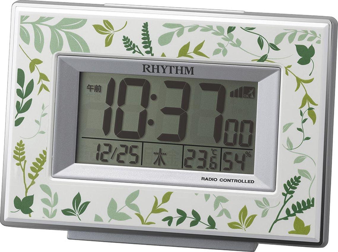 RHYTHM Alarm Clock Radio Digital Fit Wave D174 Interior Specifications Grass Tree Pattern Green RHYTHM 8RZ174SR05
RHYTHM Alarm Clock Radio Digital Fit Wave D174 Interior Specifications Grass Tree Pattern Green RHYTHM 8RZ174SR05
