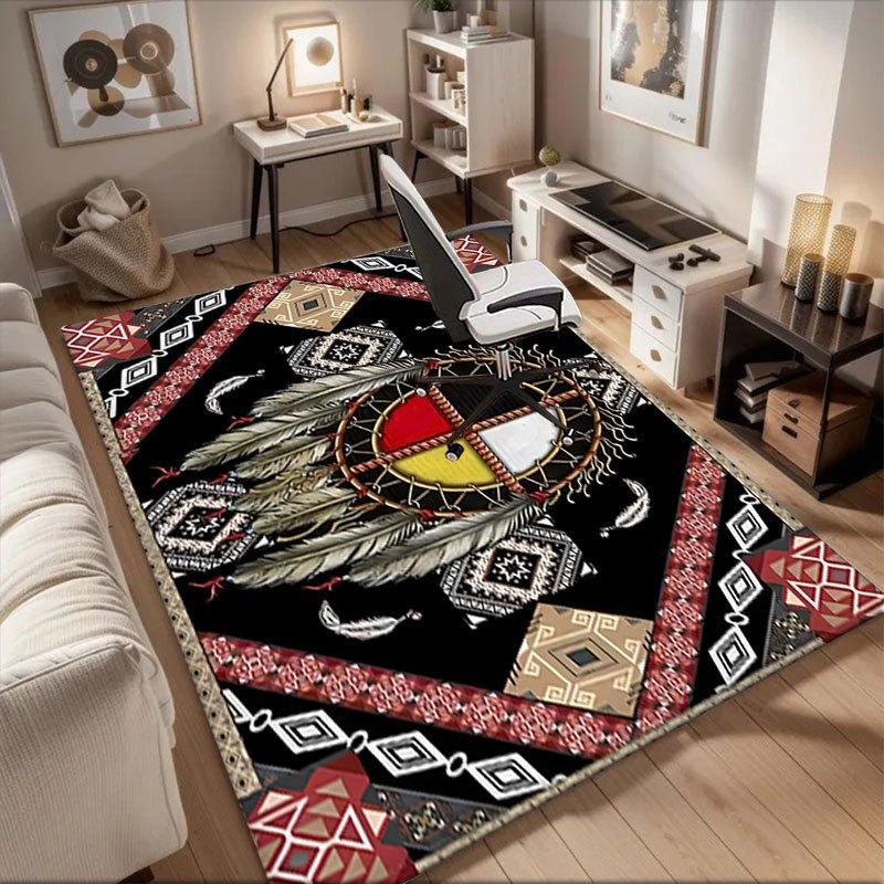Native American Dreamcatcher Wall Art Decorative PaintingOffice Mat Perfect for Home Decor Office Desk Chair Rugs Chair Carpet for office Po 60cm by 90cm
Native American Dreamcatcher Wall Art Decorative PaintingOffice Mat Perfect for Home Decor Office Desk Chair Rugs Chair Carpet for office Po 60cm by 90cm