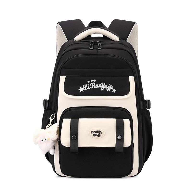 Female College Student Cute Korean Version Junior High School Student Lightweight High School Large Capacity Backpack чорний
Female College Student Cute Korean Version Junior High School Student Lightweight High School Large Capacity Backpack чорний