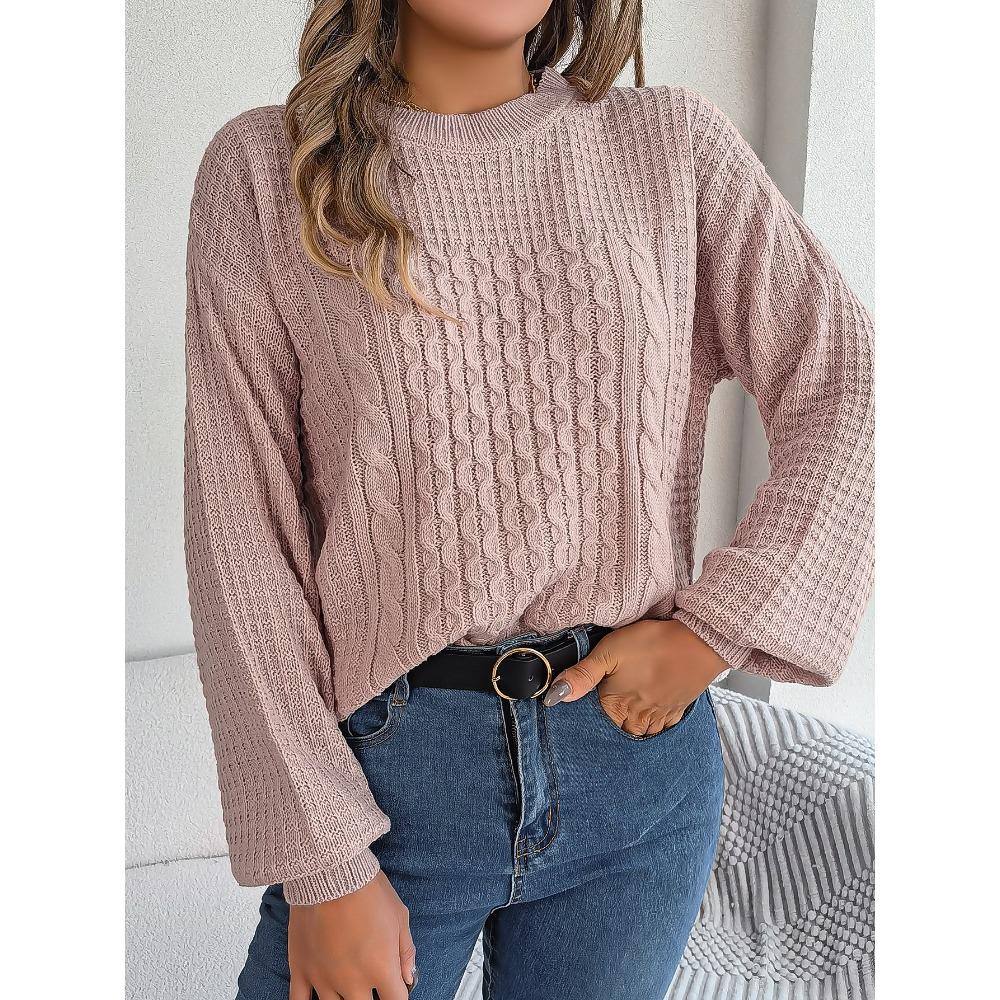 Сплошной цветной пуловер с рукавами-фонариками и свитером S розовый
Сплошной цветной пуловер с рукавами-фонариками и свитером S розовый