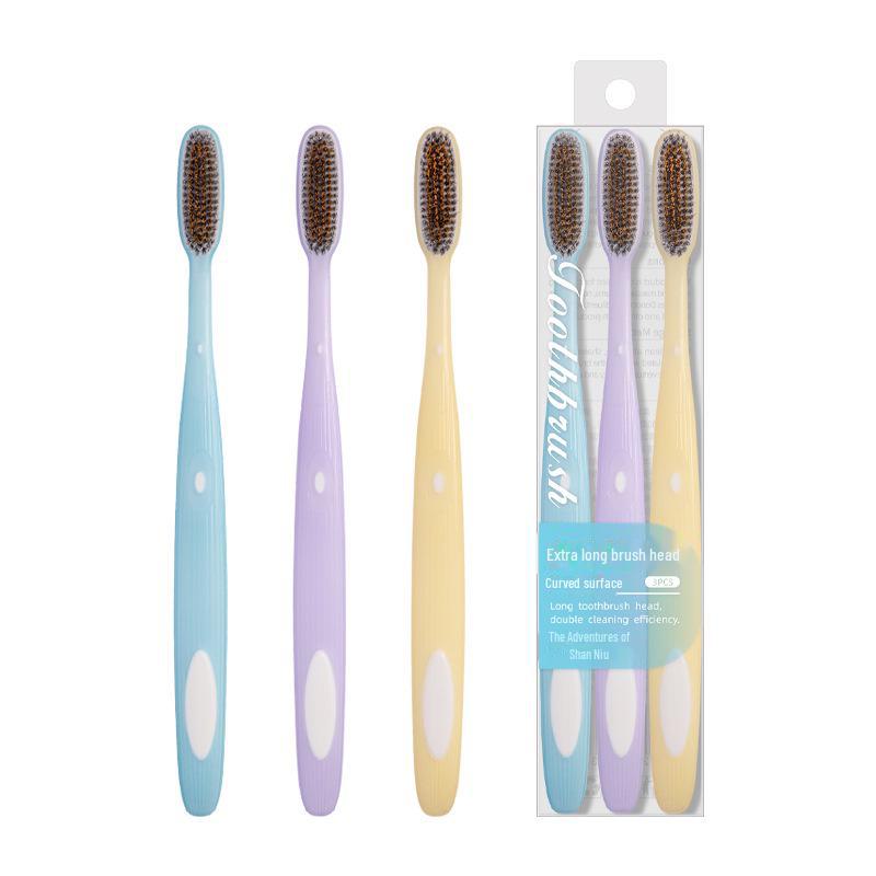 Зубная щетка Calf Adventure Double Adult с мягкой щетиной, длинная головка, 3 шт. в упаковке
Зубная щетка Calf Adventure Double Adult с мягкой щетиной, длинная головка, 3 шт. в упаковке