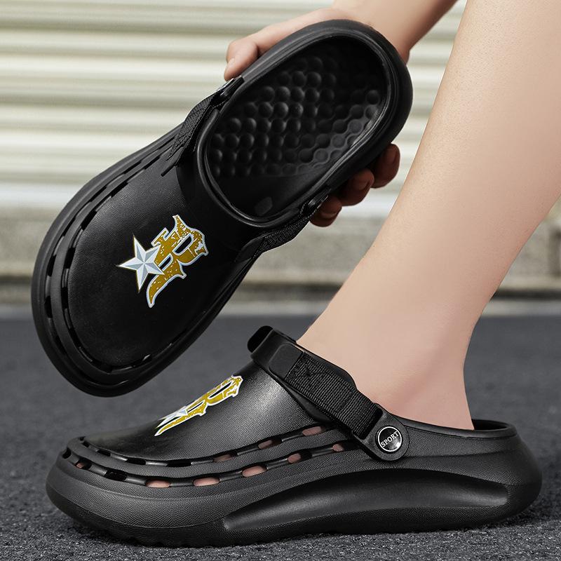 Trendy Hole Shoes Men Wear Thick-Soled Bag Head Slippers Stepping On Shit Feeling Casual Versatile Beach Sandals 40/41 белый
Trendy Hole Shoes Men Wear Thick-Soled Bag Head Slippers Stepping On Shit Feeling Casual Versatile Beach Sandals 40/41 белый