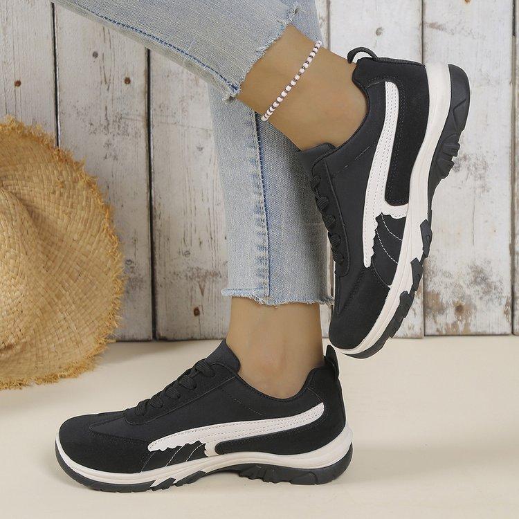 Large size lace-up muffin sole casual single shoes autumn new color matching comfortable soft-soled women s shoes 42 чёрный
Large size lace-up muffin sole casual single shoes autumn new color matching comfortable soft-soled women s shoes 42 чёрный
