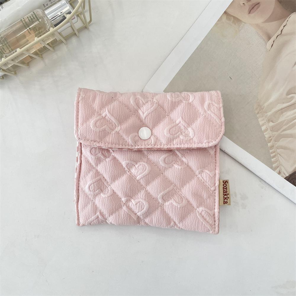 49 Стеганая жаккардовая косметичка для любви и гигиены, сумка для хранения губной помады, студенческая портативная сумка для менструальных гигиенических прокладок
49 Стеганая жаккардовая косметичка для любви и гигиены, сумка для хранения губной помады, студенческая портативная сумка для менструальных гигиенических прокладок