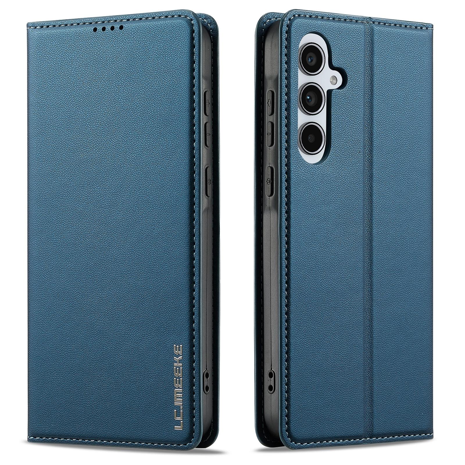 LC.IMEEKE L1 Series for Samsung Galaxy S24 FE Case PU Leather Wallet Stand Protective Phone Cover Blue
LC.IMEEKE L1 Series for Samsung Galaxy S24 FE Case PU Leather Wallet Stand Protective Phone Cover Blue