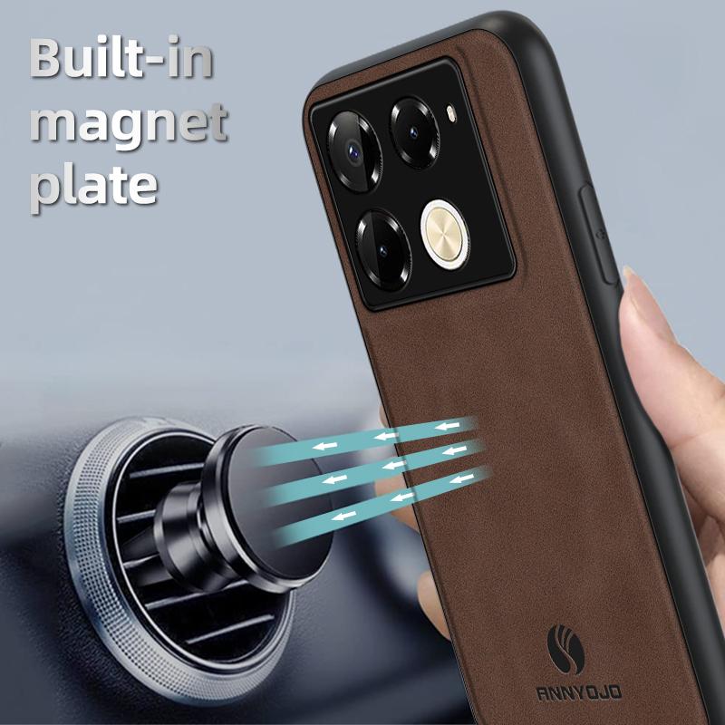 ANNYOJO For Infinix Note 40 Pro 4G Case Ultra Thin PU Leather Texture Phone Back Cover Black
ANNYOJO For Infinix Note 40 Pro 4G Case Ultra Thin PU Leather Texture Phone Back Cover Black