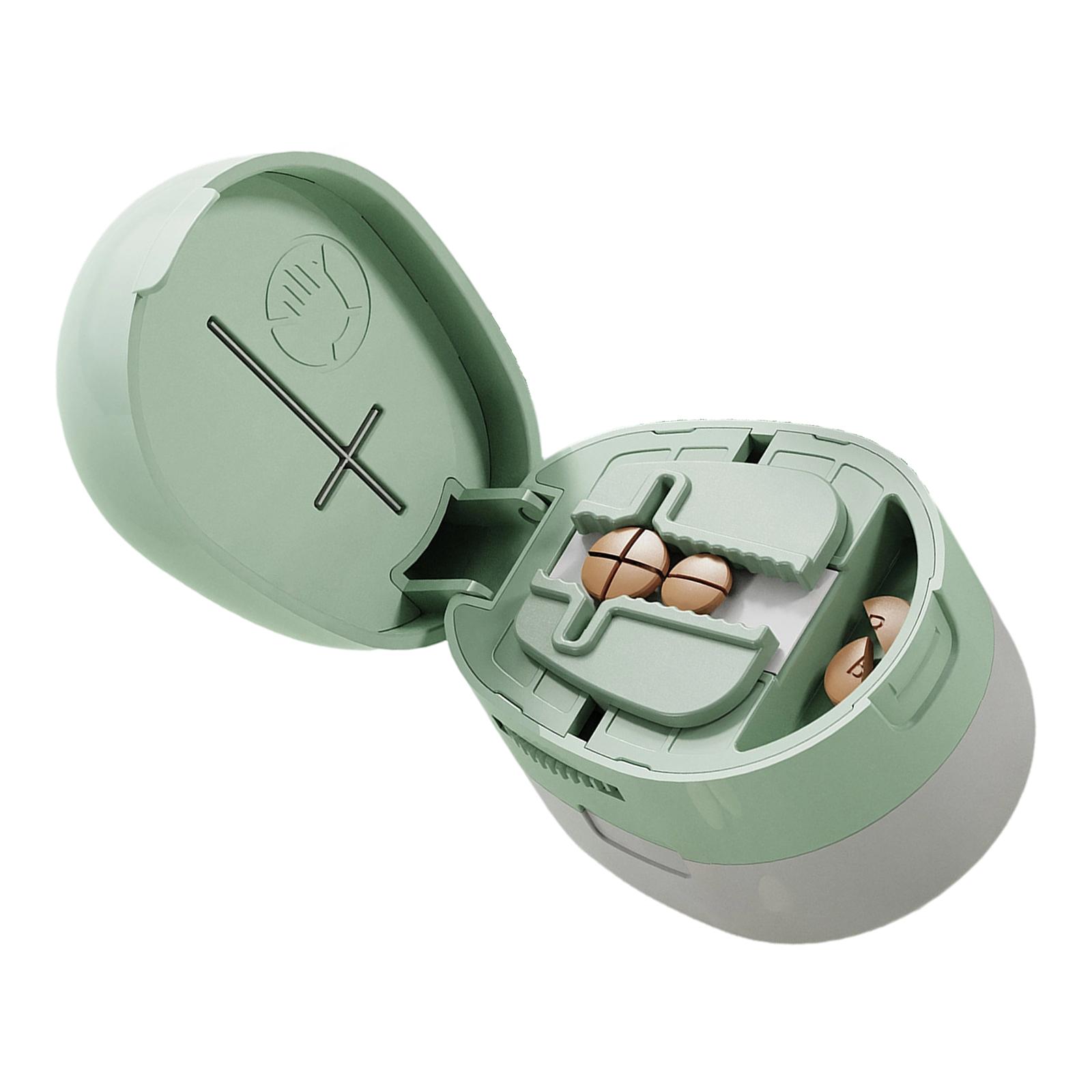 Precise Pills Cutter And Divider Adjustable Slot Accommodates 5mm To 13mm Pills Concealed Blade Prevents Shifting builts In Pills keepers зелёный
Precise Pills Cutter And Divider Adjustable Slot Accommodates 5mm To 13mm Pills Concealed Blade Prevents Shifting builts In Pills keepers зелёный