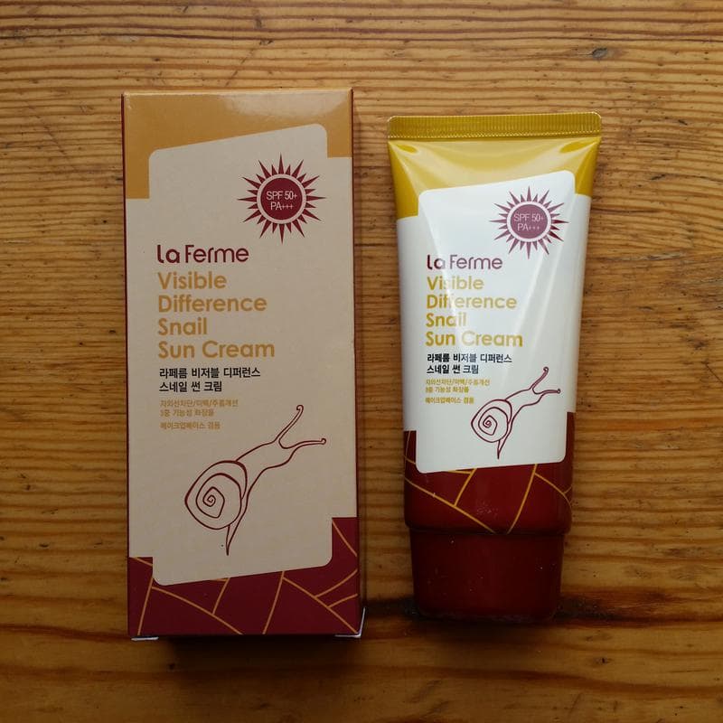FARMSTAY LAFERME VISIBLE DIFFERENCE SNAIL SUN CREAM, корейская косметика, Kbeauty, образец
FARMSTAY LAFERME VISIBLE DIFFERENCE SNAIL SUN CREAM, корейская косметика, Kbeauty, образец
