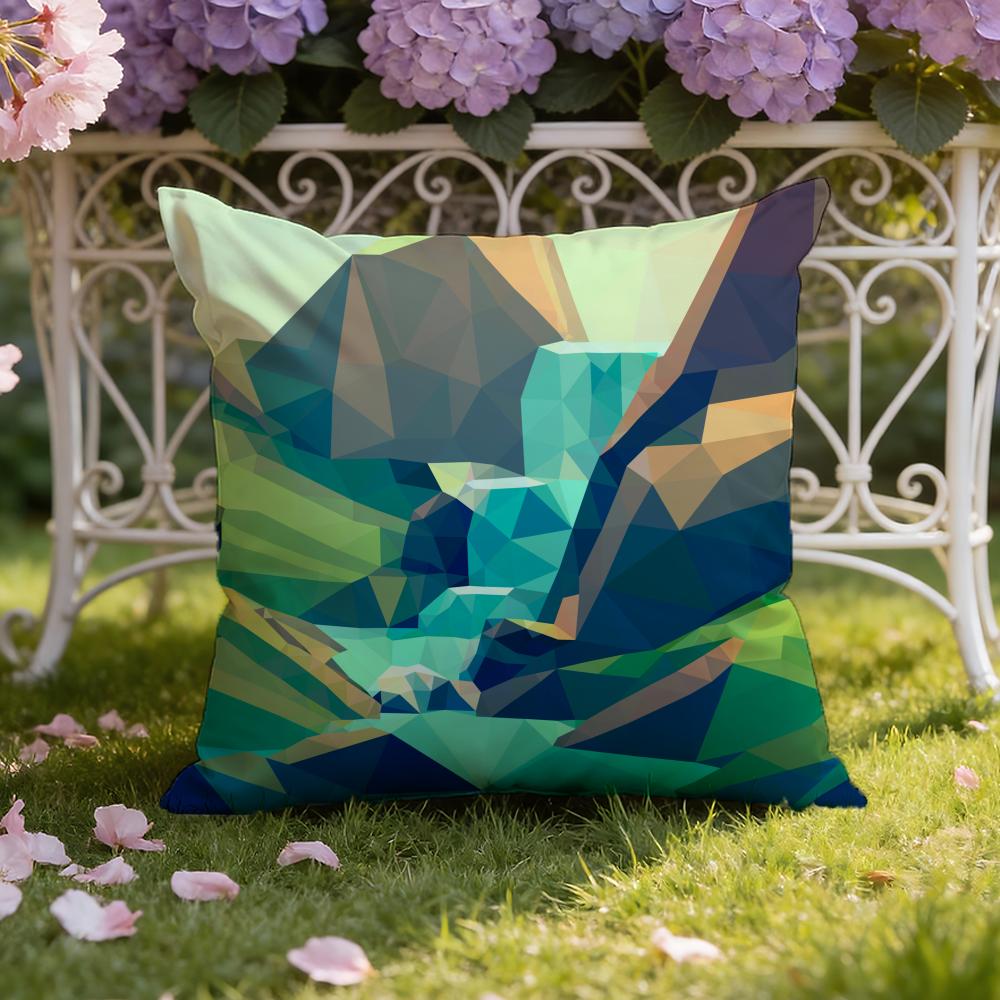 Colorful Geometric Landscape Cushion Cover Home & Car Dual-Scene Pillow Cover: Reversible for Premium Comfort 30cmx30cm
Colorful Geometric Landscape Cushion Cover Home & Car Dual-Scene Pillow Cover: Reversible for Premium Comfort 30cmx30cm