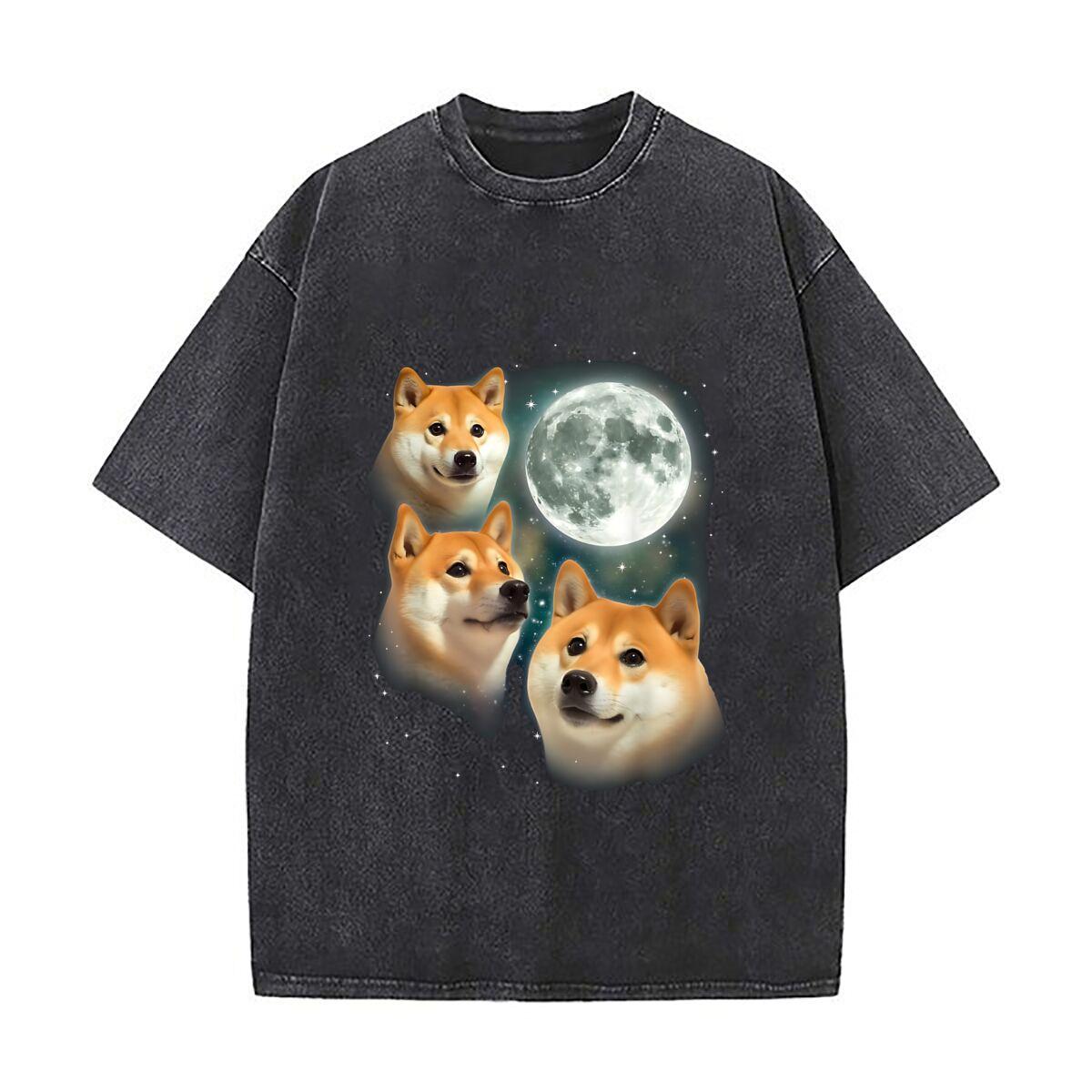 Shiba Inus Under the Moon Mens Summer Tshirt Cotton Vintage Faded Tee S
Shiba Inus Under the Moon Mens Summer Tshirt Cotton Vintage Faded Tee S
