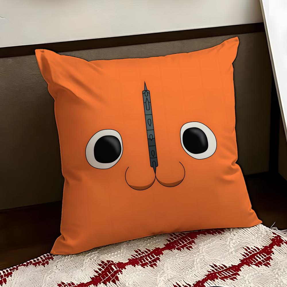 CChainsaw Anime MManS Cushion Cover Reversible Soft Durable Pillow Cover Home Car MultiScene Use for Daily Comfort 30X30cm
CChainsaw Anime MManS Cushion Cover Reversible Soft Durable Pillow Cover Home Car MultiScene Use for Daily Comfort 30X30cm