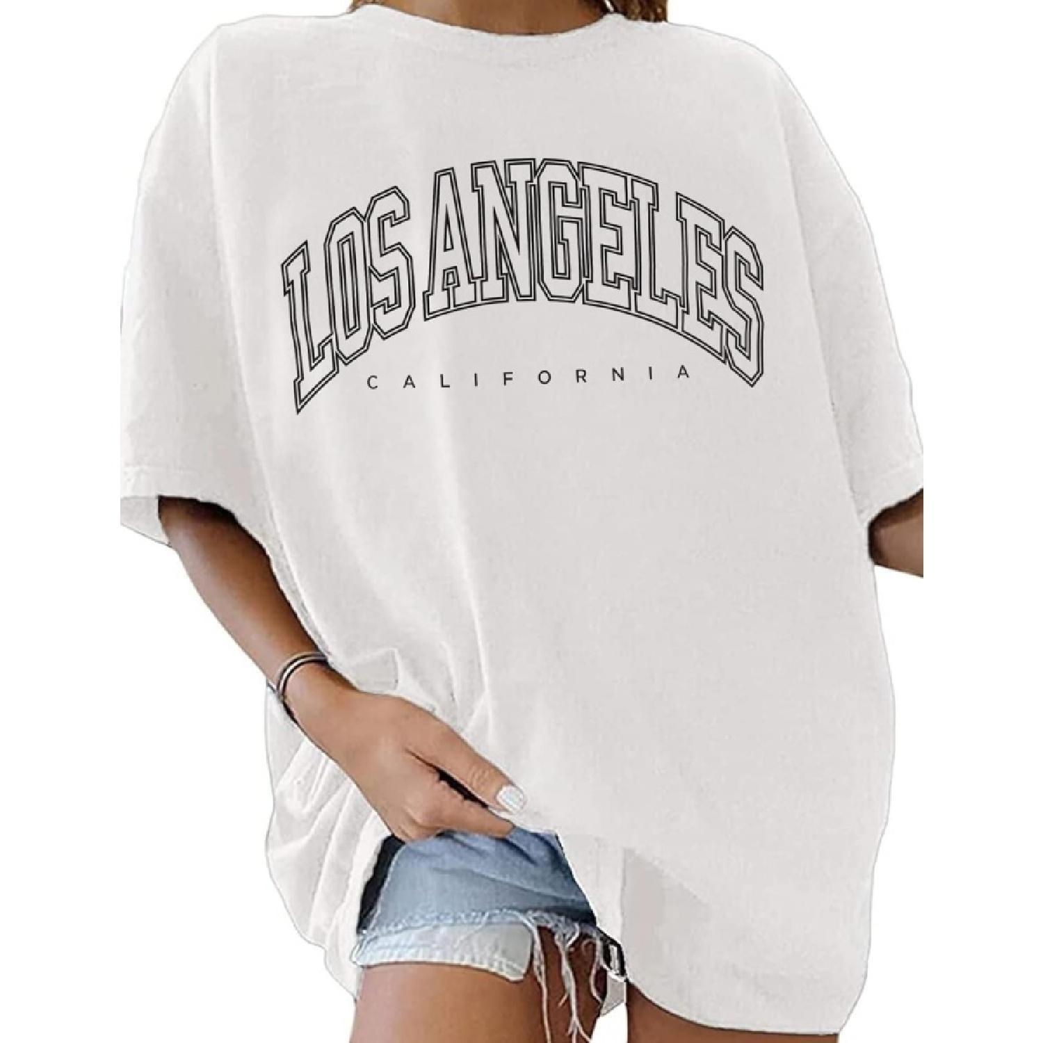 UMIPUBO Women Oversized Short Sleeve T Shirt Round Neck Summer Tops Drop Shoulder T-Shirt Loose Letter Graphic Tee Shirts XXXXXL білий
UMIPUBO Women Oversized Short Sleeve T Shirt Round Neck Summer Tops Drop Shoulder T-Shirt Loose Letter Graphic Tee Shirts XXXXXL білий