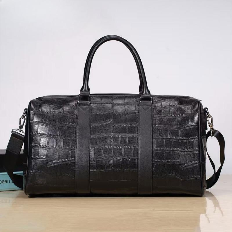 Genuine Leather Travel Bag Large-capacity Soft Leather Luggage Storage Bag Sports Bag and Fitness Bag чорний
Genuine Leather Travel Bag Large-capacity Soft Leather Luggage Storage Bag Sports Bag and Fitness Bag чорний