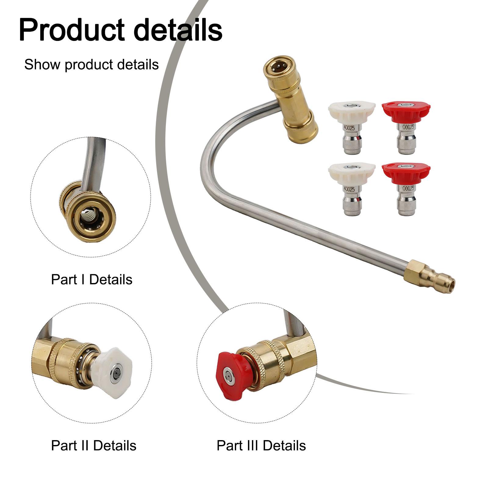 Pressure Washer Gutter Cleaner Nozzle For Pressure Nozzles Practical To Use. Practical to use. Tips 1/4 Inch 20cm With 4 Nozzles China Mainland
Pressure Washer Gutter Cleaner Nozzle For Pressure Nozzles Practical To Use. Practical to use. Tips 1/4 Inch 20cm With 4 Nozzles China Mainland