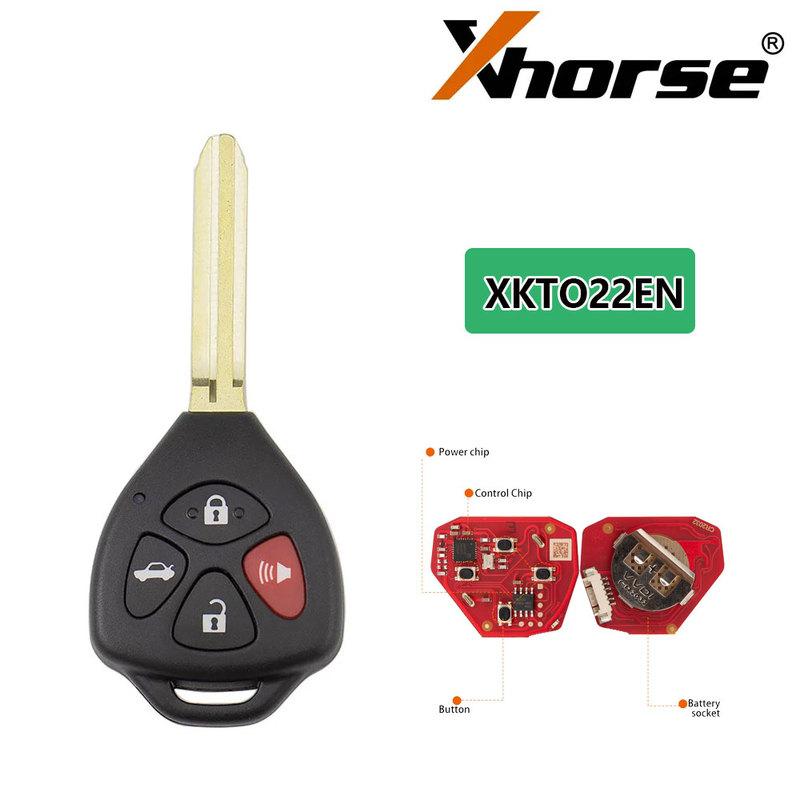 5pcs Xhorse XKTO22EN Universal Remote Key 2nd Generation 4 Button Wire Remote Key for Toyota Style Flat VVDI Mini / Key Tool Max 5pcs
5pcs Xhorse XKTO22EN Universal Remote Key 2nd Generation 4 Button Wire Remote Key for Toyota Style Flat VVDI Mini / Key Tool Max 5pcs