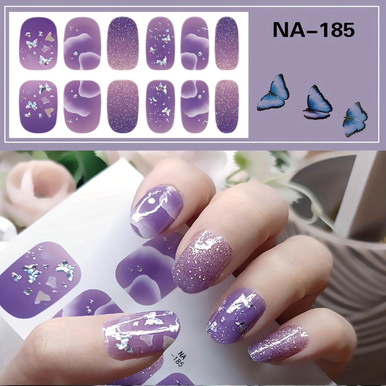 Butterfly Purple Nail Stickers, Full Paste, Gold Plated Gradient Nail Oil Film Stickers, Wear Nail Stickers фіолетовий
Butterfly Purple Nail Stickers, Full Paste, Gold Plated Gradient Nail Oil Film Stickers, Wear Nail Stickers фіолетовий