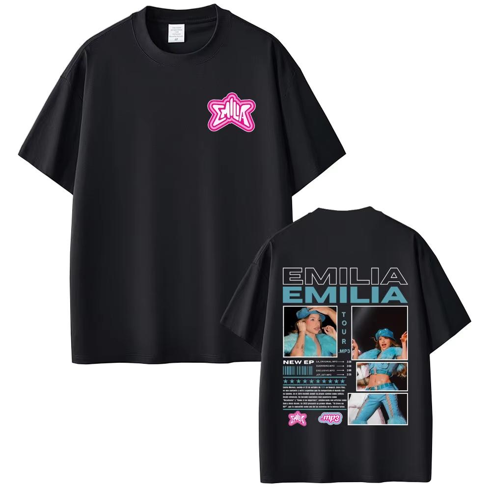 Singer Emilia Mernes MP3 Tour Graphic T-shirts Men Women Fashion Oversized Streetwear Summer Male Hip Hop Vintage Short Sleeves 5XL різнокольоровий
Singer Emilia Mernes MP3 Tour Graphic T-shirts Men Women Fashion Oversized Streetwear Summer Male Hip Hop Vintage Short Sleeves 5XL різнокольоровий