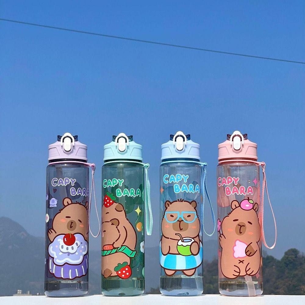 800ml Capybara Water Bottles Cute Capybara Drinking Bottle Portable Transparent Plastic Cup Summer фіолетовий
800ml Capybara Water Bottles Cute Capybara Drinking Bottle Portable Transparent Plastic Cup Summer фіолетовий