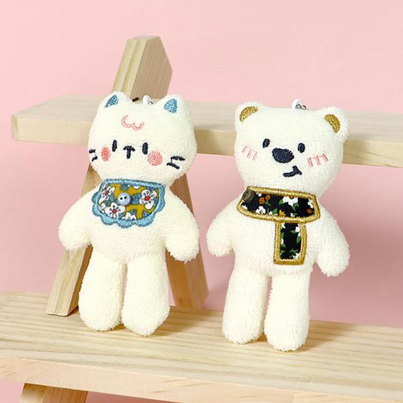 Kawaii Embroidered Scarf Rabbit Keychain Pendant Cartoon Plush Doll Pendant Backpack Decoration Accessories Birthday Gifts
Kawaii Embroidered Scarf Rabbit Keychain Pendant Cartoon Plush Doll Pendant Backpack Decoration Accessories Birthday Gifts