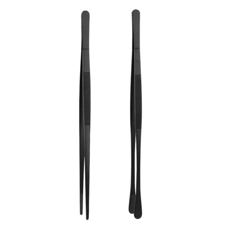 2Pcs Heavy Duty Nonrust Steel Food Tongs Extra Long 30cm Kitchen Utensils For BBQ And Hot Dishes Safe Grip Design
2Pcs Heavy Duty Nonrust Steel Food Tongs Extra Long 30cm Kitchen Utensils For BBQ And Hot Dishes Safe Grip Design