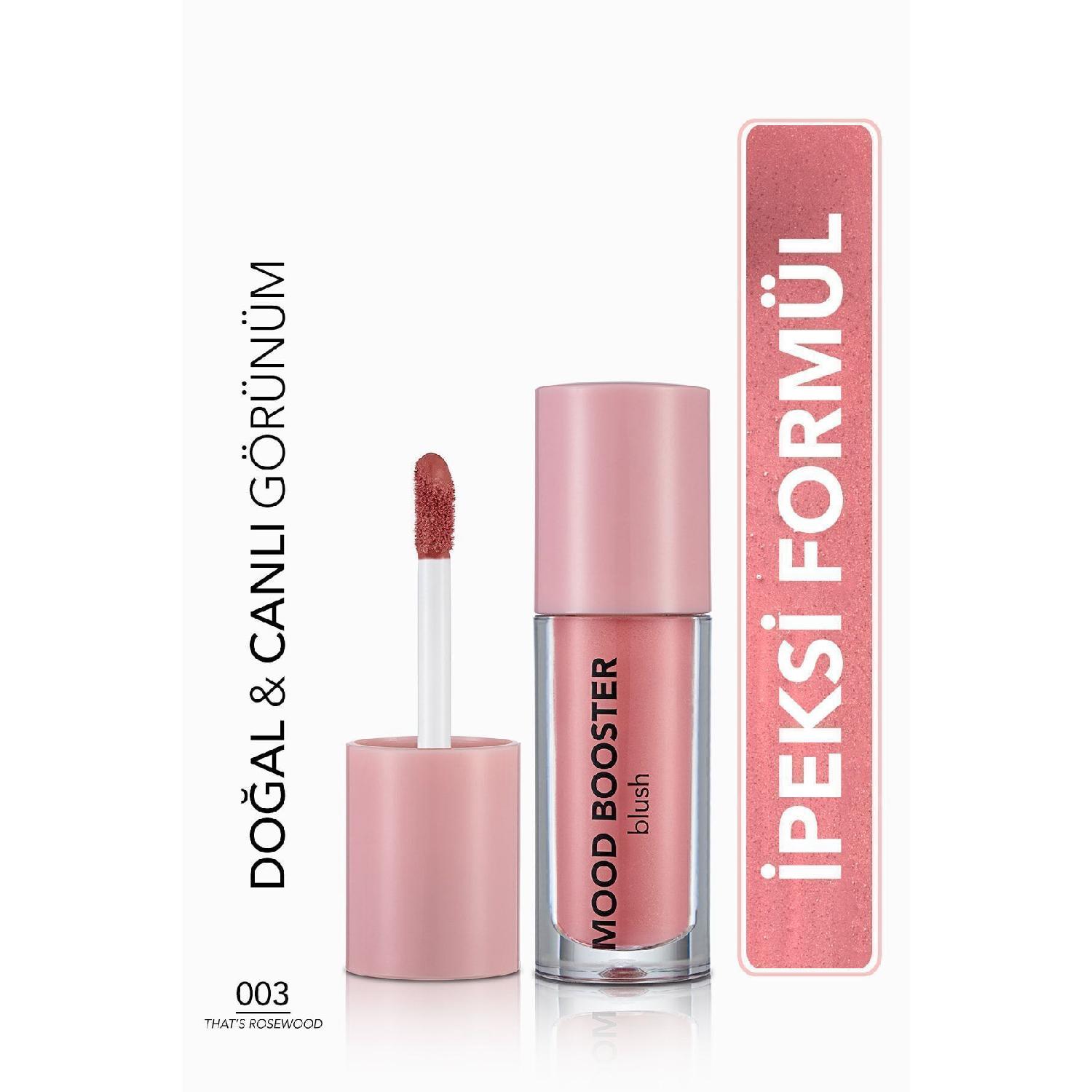 Intensely Pigmented Liquid Blush (dried Rose) - Mood Booster Lbl. - 003 That s Rosewood - 8682536043724
Intensely Pigmented Liquid Blush (dried Rose) - Mood Booster Lbl. - 003 That s Rosewood - 8682536043724