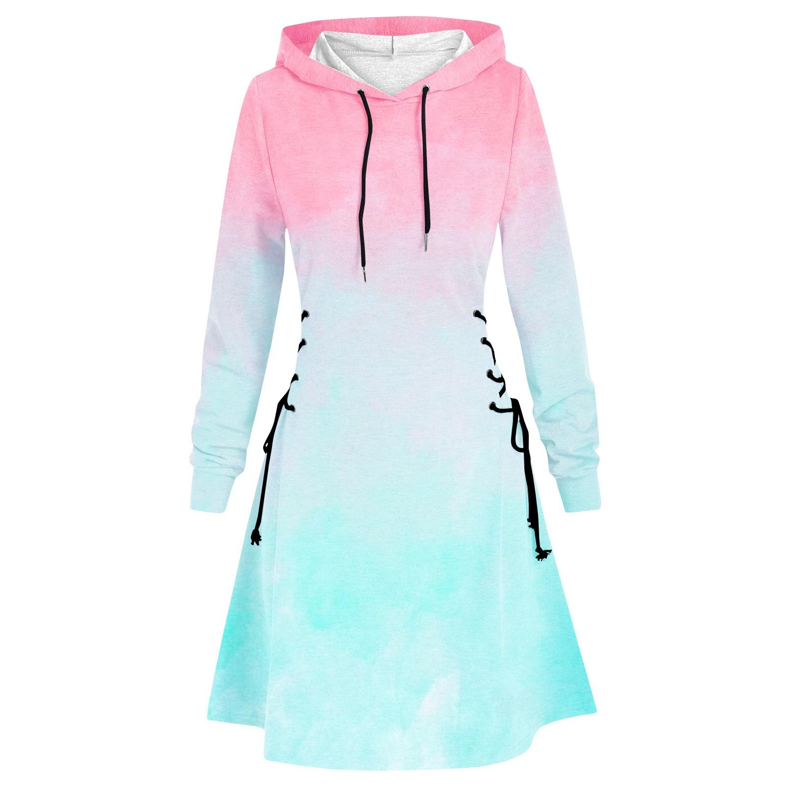 Женское платье на Хэллоуин, повседневное женское осеннее платье с длинным рукавом, платье с капюшоном и шнурком XXL
Женское платье на Хэллоуин, повседневное женское осеннее платье с длинным рукавом, платье с капюшоном и шнурком XXL