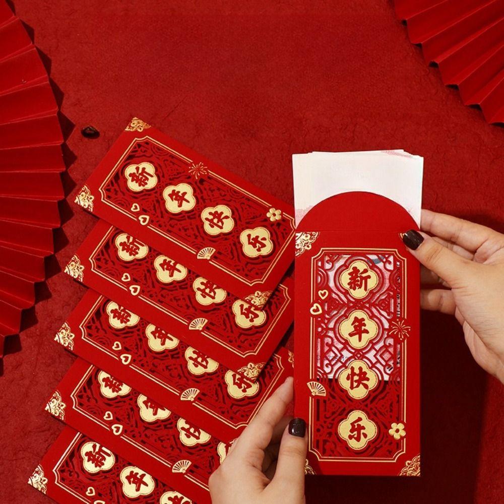 6Pcs Gold Foiling Stamping New Year Red Packet Chinese Lucky Red Pockets Dinner Party 6Pcs Lucky
6Pcs Gold Foiling Stamping New Year Red Packet Chinese Lucky Red Pockets Dinner Party 6Pcs Lucky