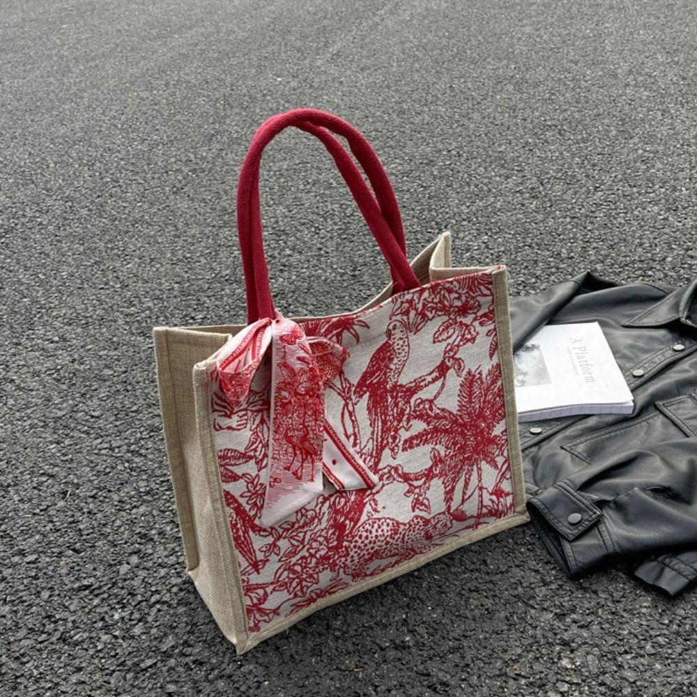 Large Capacity Ethnic Style Handbag with Ribbon Embroidery Shoulder Bag Grocery Handbags чорний
Large Capacity Ethnic Style Handbag with Ribbon Embroidery Shoulder Bag Grocery Handbags чорний