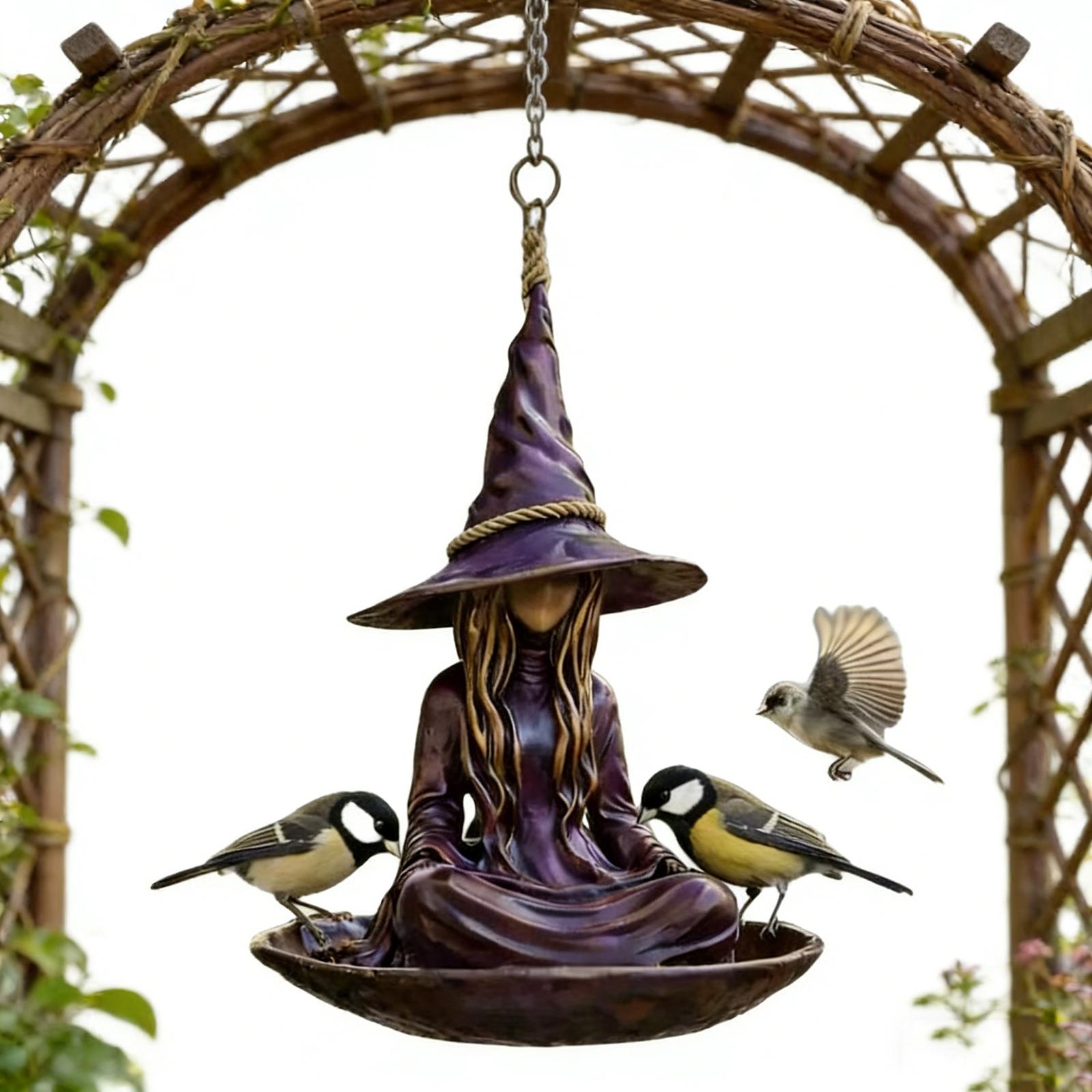 Witch Garden Statue Hanging Bird Feeder for Outdoors Creative Resin Wild Bird Feeder for Outside Patio Backyard Birdwatching China Mainland
Witch Garden Statue Hanging Bird Feeder for Outdoors Creative Resin Wild Bird Feeder for Outside Patio Backyard Birdwatching China Mainland