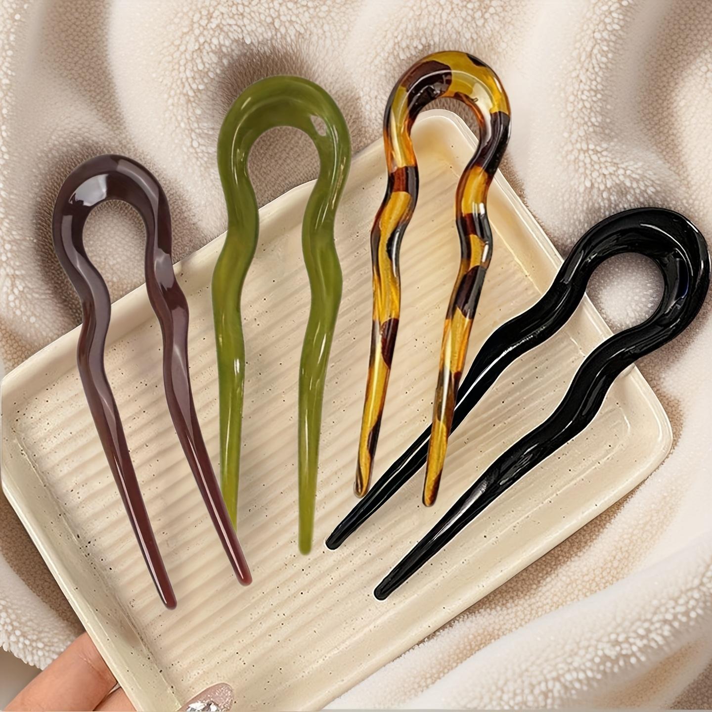 1pc Acrylic U Shape Hair Fork, Minimalist Bun Pin for Women, Simple Hair Stick for Back of Head Updo чорний
1pc Acrylic U Shape Hair Fork, Minimalist Bun Pin for Women, Simple Hair Stick for Back of Head Updo чорний
