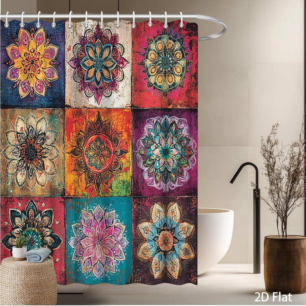 Vibrant Mandala Flower Shower Curtain – Colorful Boho Bath Decor, 59x70.8in & More Sizes, Easy to Clean 90x180cm35x71in
Vibrant Mandala Flower Shower Curtain – Colorful Boho Bath Decor, 59x70.8in & More Sizes, Easy to Clean 90x180cm35x71in