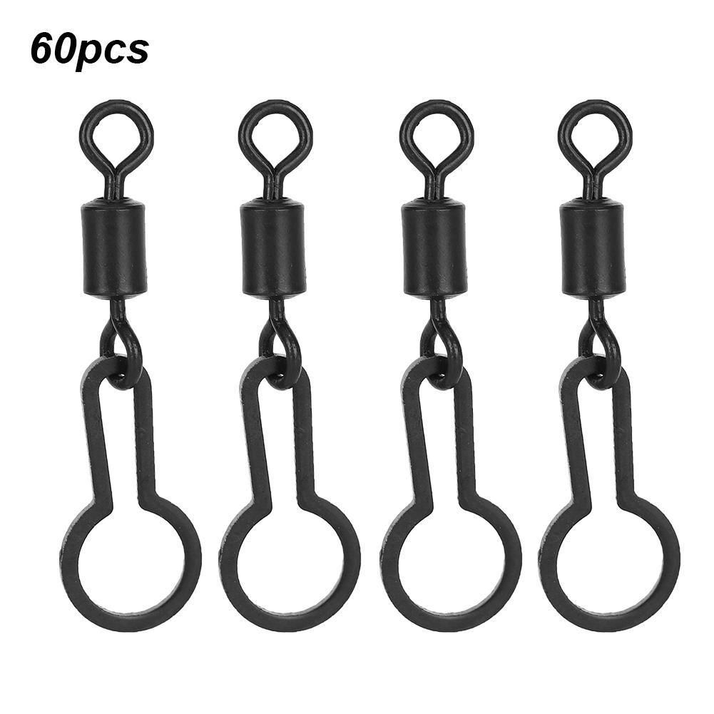 60pcs 2.8cm/1.1in Carp Fishing Swivels for Connecting PVA Mesh Bag Fishing Accessories Terminal Tackle
60pcs 2.8cm/1.1in Carp Fishing Swivels for Connecting PVA Mesh Bag Fishing Accessories Terminal Tackle