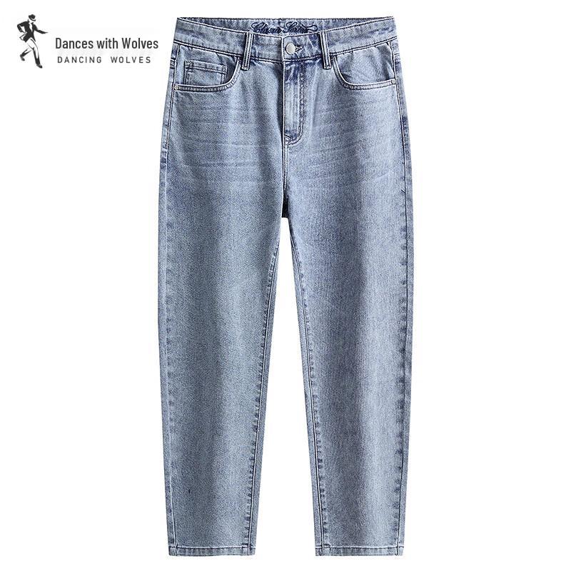 Men s Retro Washed Cotton Blend Cropped Jeans 32
Men s Retro Washed Cotton Blend Cropped Jeans 32