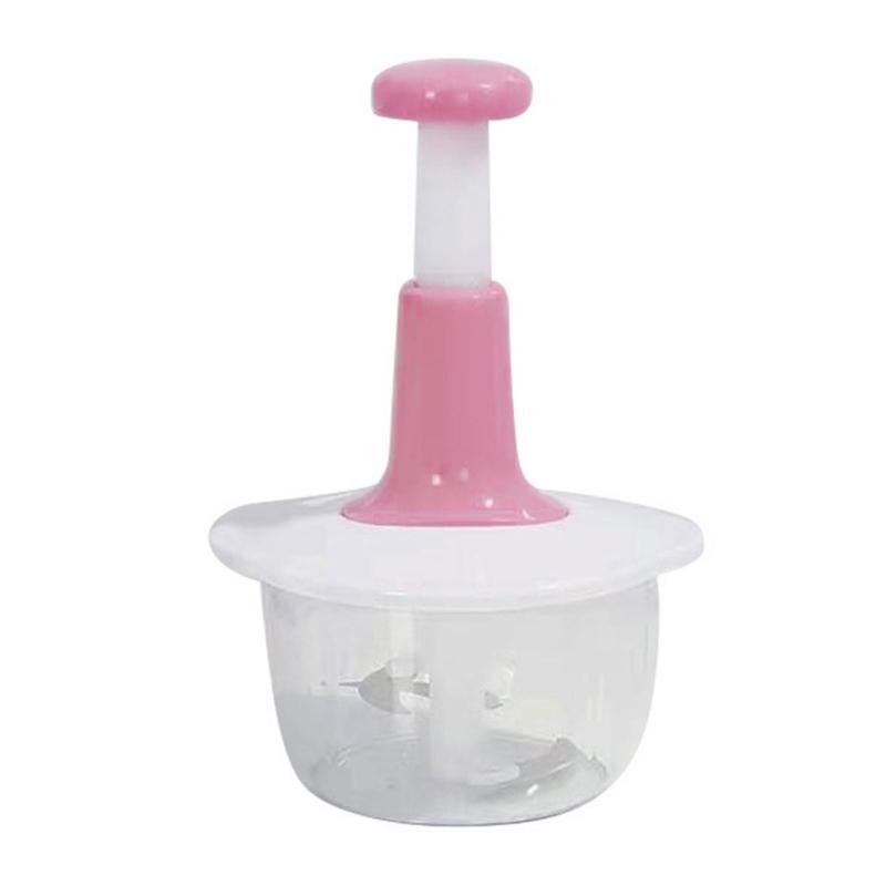 Hand Operated Meat Mincer Manual Vegetable Cutter Grinder Efficient Kitchen Food Chopper Household Garlic Processor S size рожевий
Hand Operated Meat Mincer Manual Vegetable Cutter Grinder Efficient Kitchen Food Chopper Household Garlic Processor S size рожевий