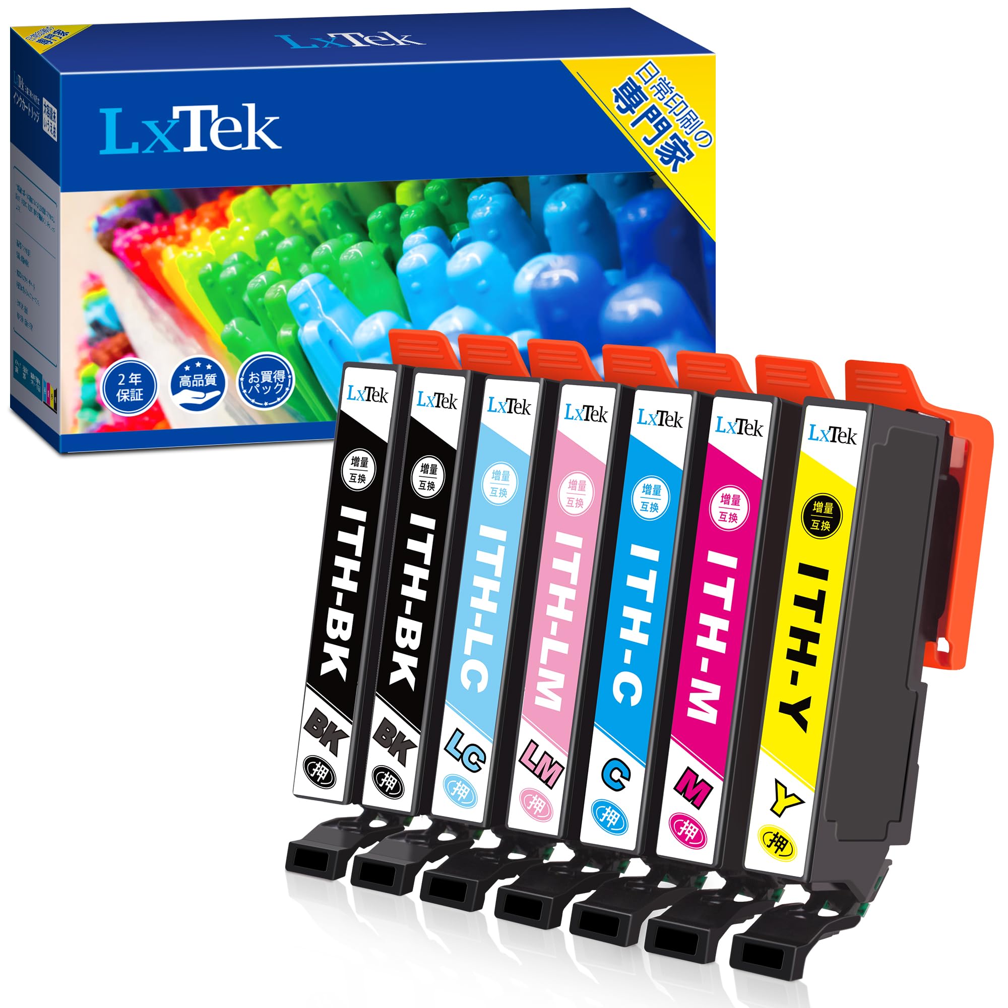 LxTek Compatible Ink Cartridge for Epson ITH Ginkgo Ink 6 Color Set 1 Black Large Capacity with Instruction Manual ITH-6CL + (Total 7) EP-811AB
LxTek Compatible Ink Cartridge for Epson ITH Ginkgo Ink 6 Color Set 1 Black Large Capacity with Instruction Manual ITH-6CL + (Total 7) EP-811AB